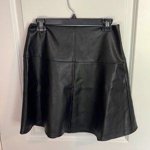 NWT Express Faux Leather Skirt